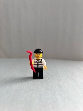 Lego City Jail Prisoner Minifigure